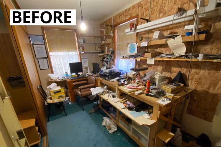 Hoarder Cleanup before