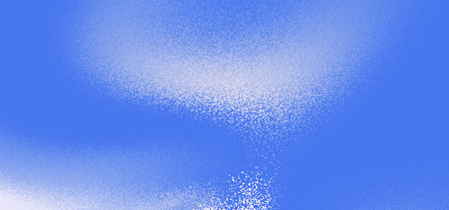 Abstract blue gradient background used as a banner for a blog on AI data sanitization and preventing leaks.
