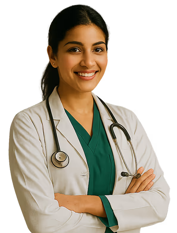 A Doctor smiling Image