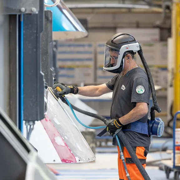 Travailleur dans une usine