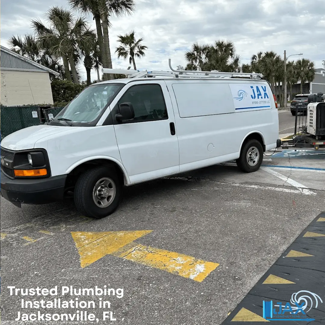 plumbing installation van