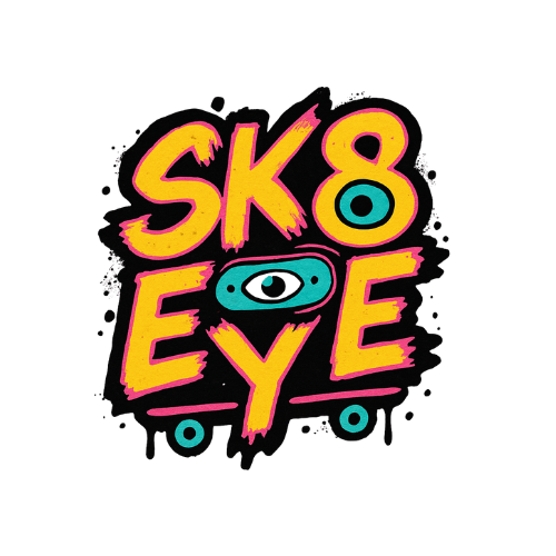  image of logo done be SE Design Studio in Southern Oregon of sk8 eye