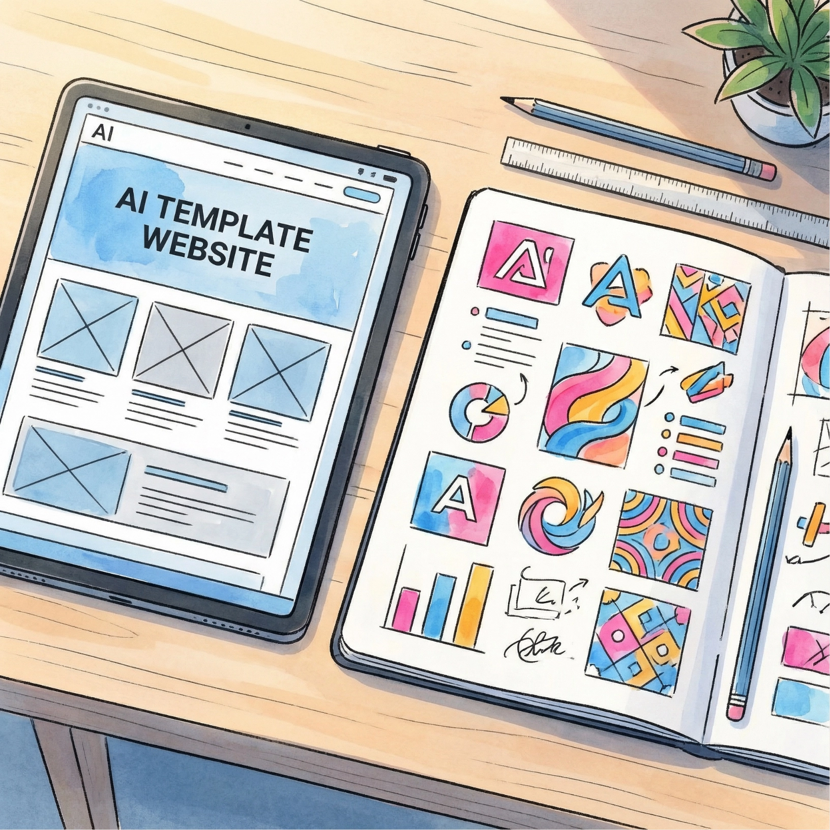 KI-Website-Builder sparen Zeit – aber wirken oft kühl und generisch. Warum das Design in Menschenhänden besser aufgehoben ist, und welche KI-Tools den Prozess sinnvoll unterstützen.