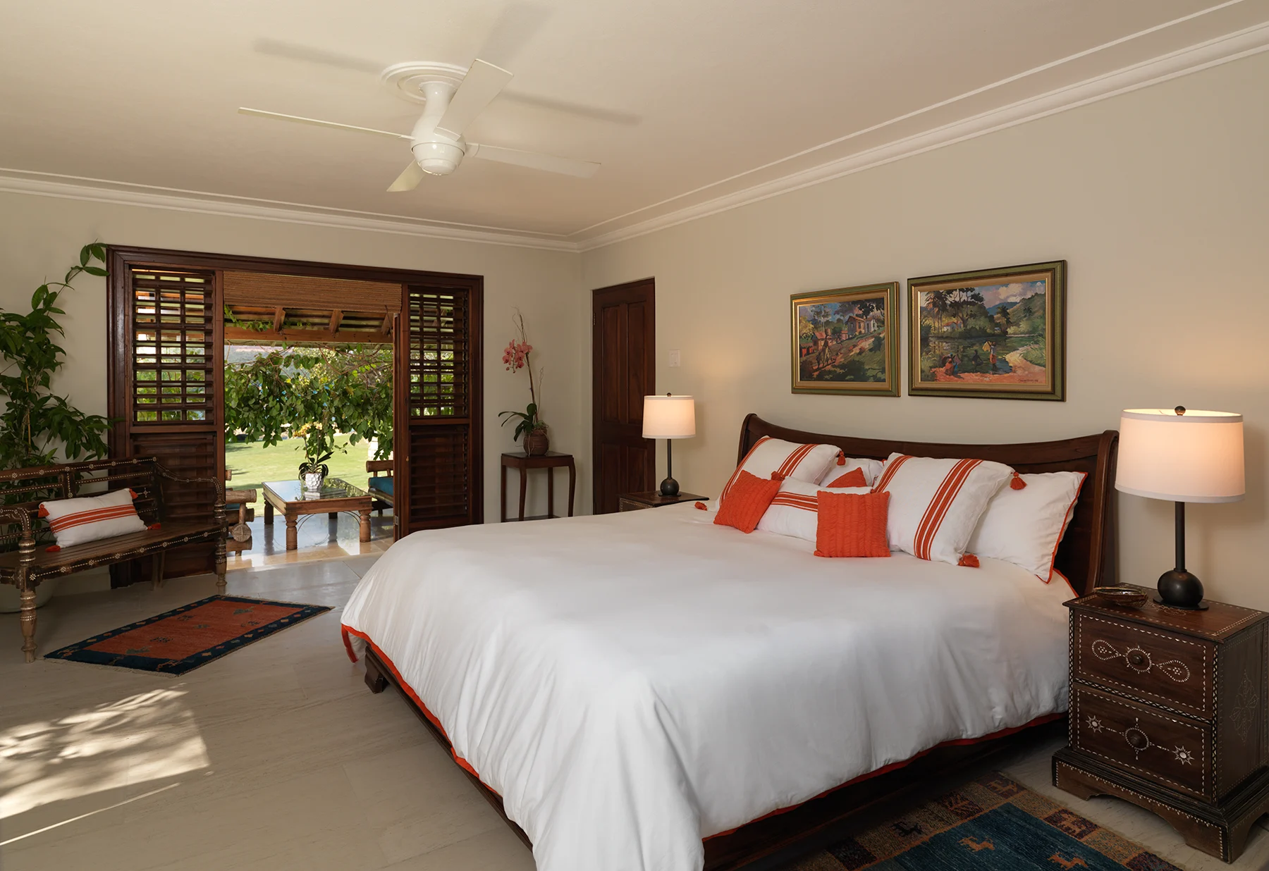 Bedroom 4 at the guest villa