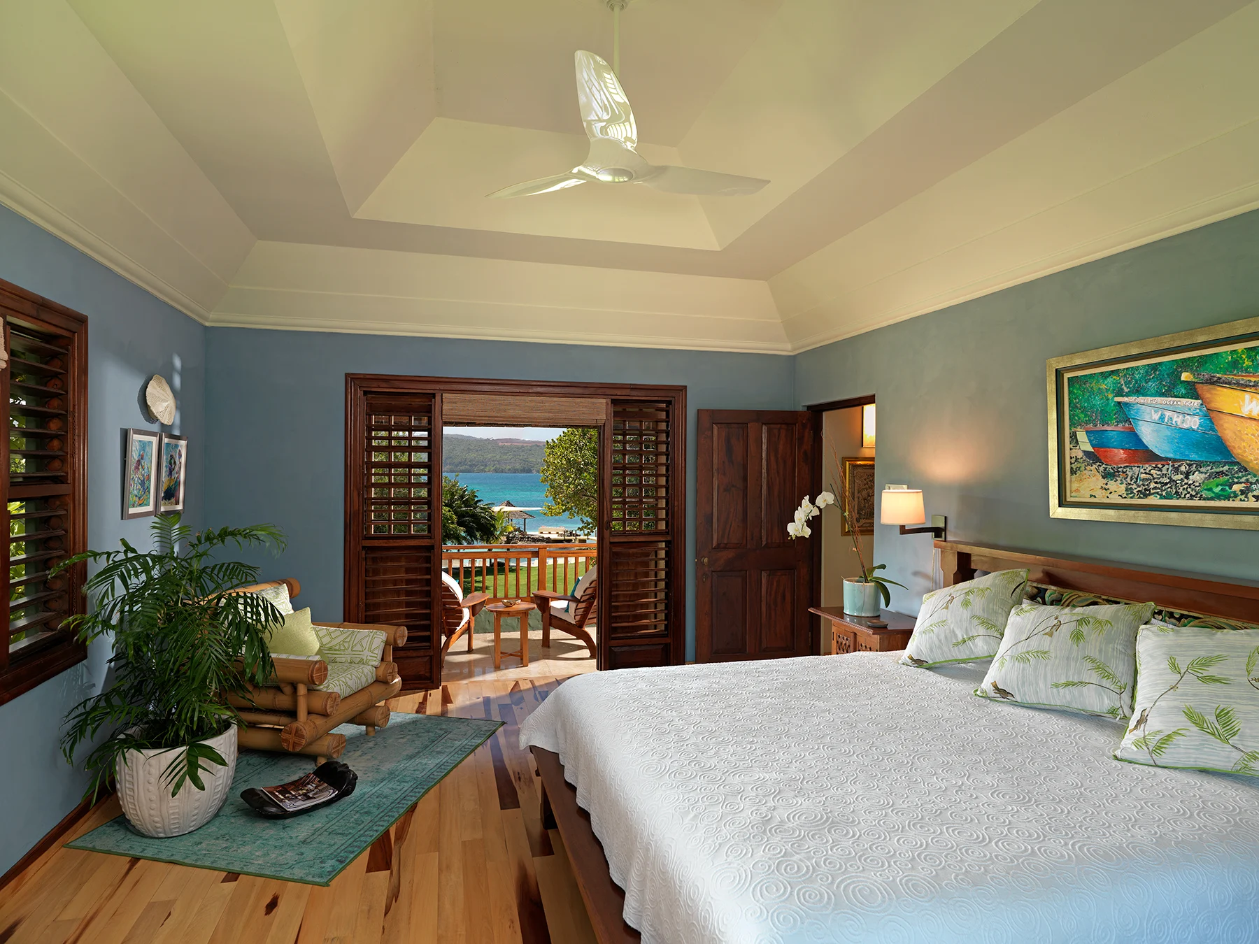 Bedroom 6 at the guest villa