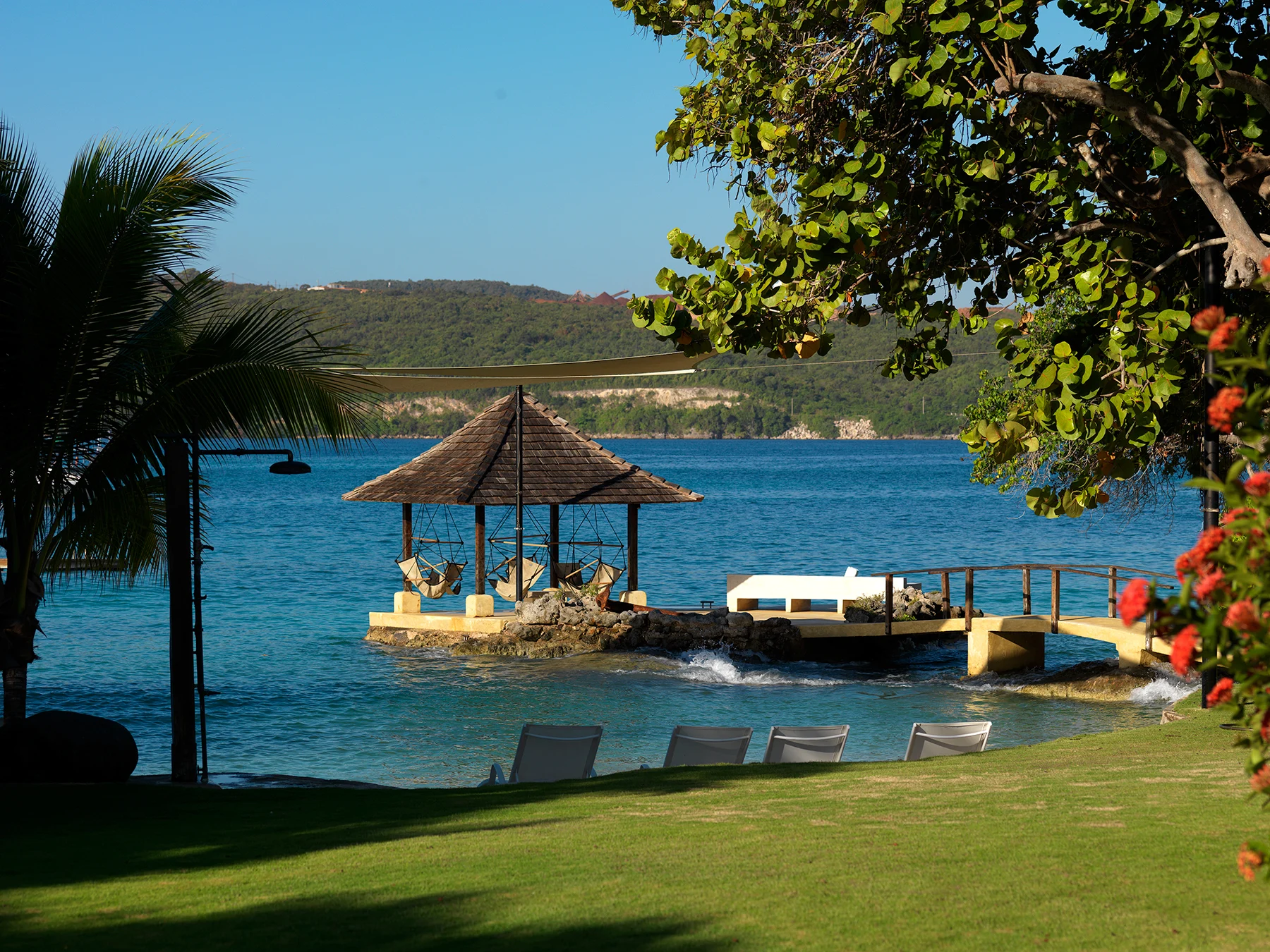 A view from the grounds at Amanoka