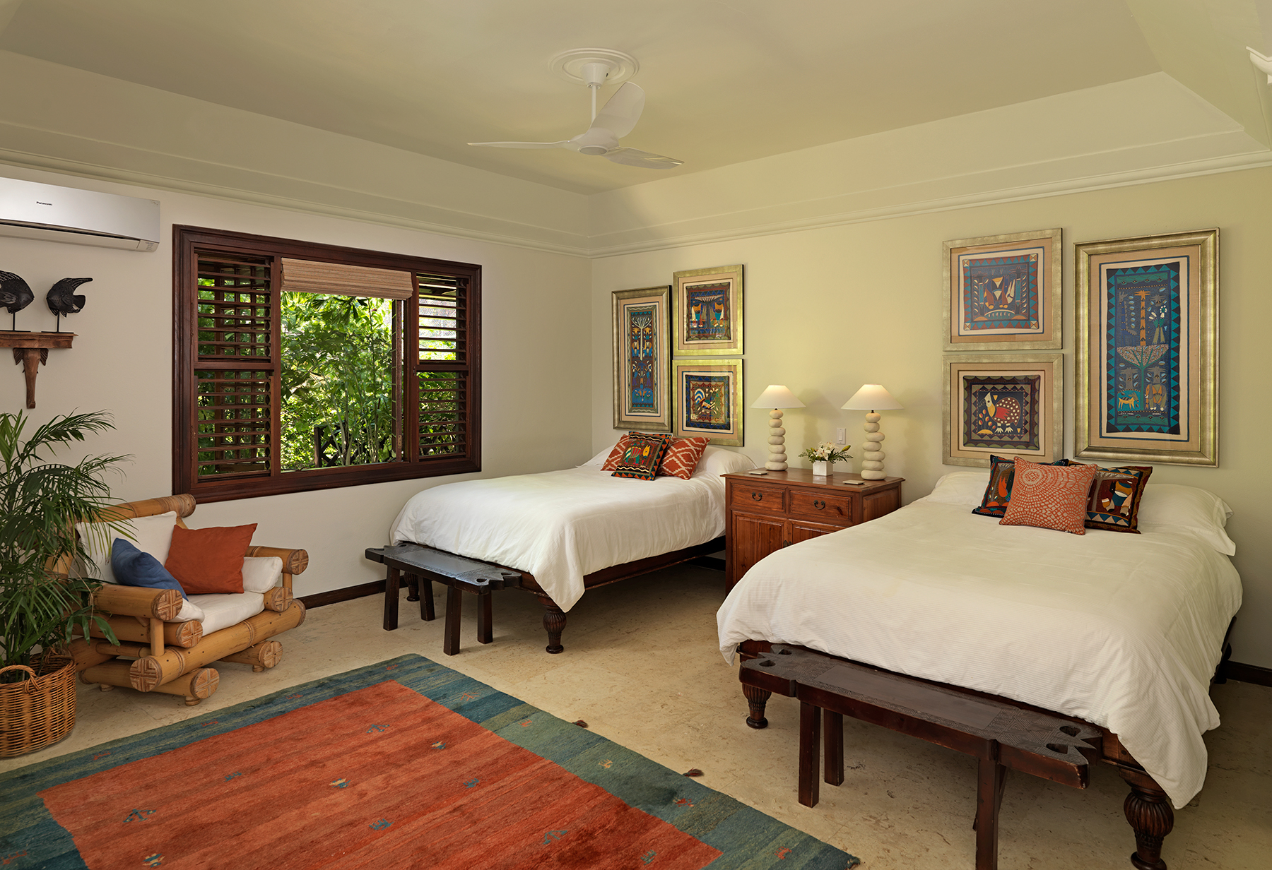 Bedroom 3 at the main villa