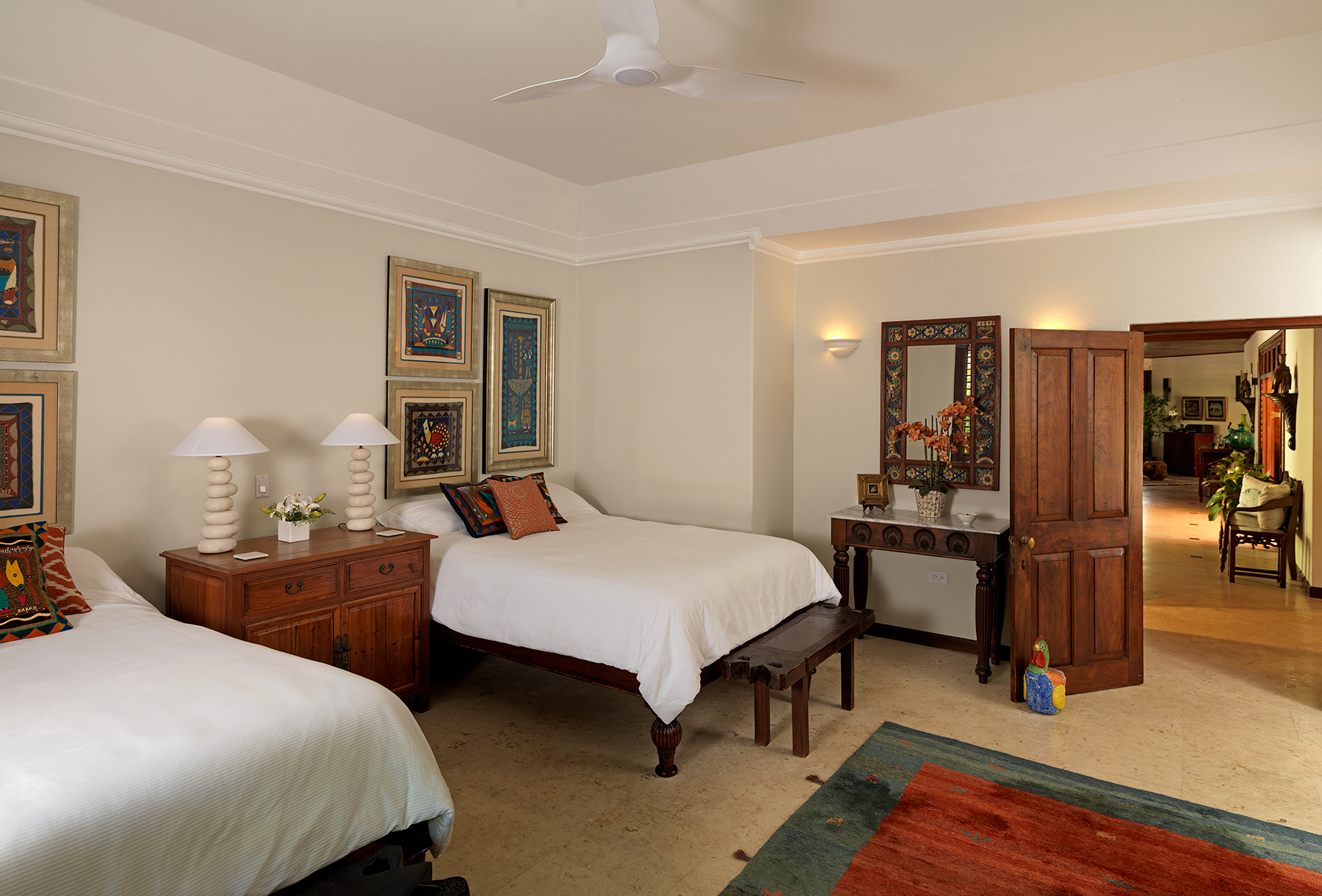 Bedroom 3 at the main villa