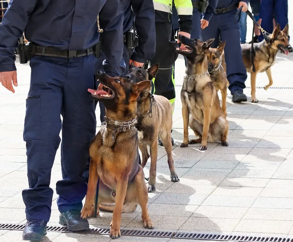 La legalidad del uso de perros detectores de drogas durante las paradas de tráfico