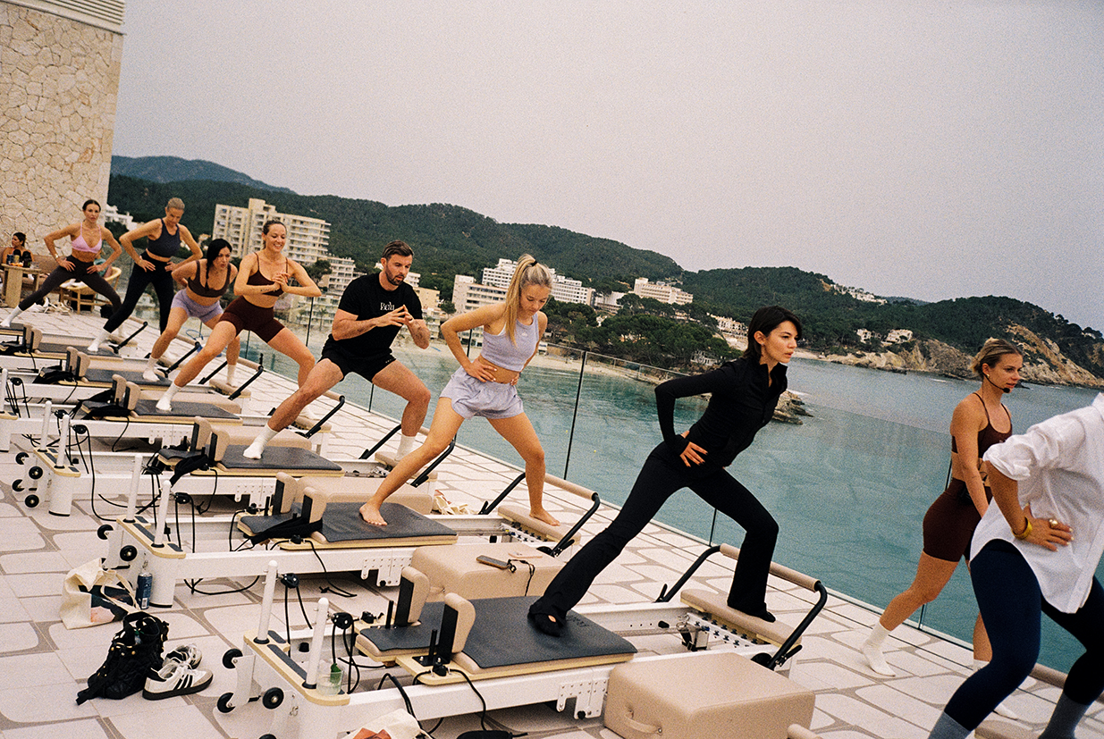 image of fitness class for a wellness center