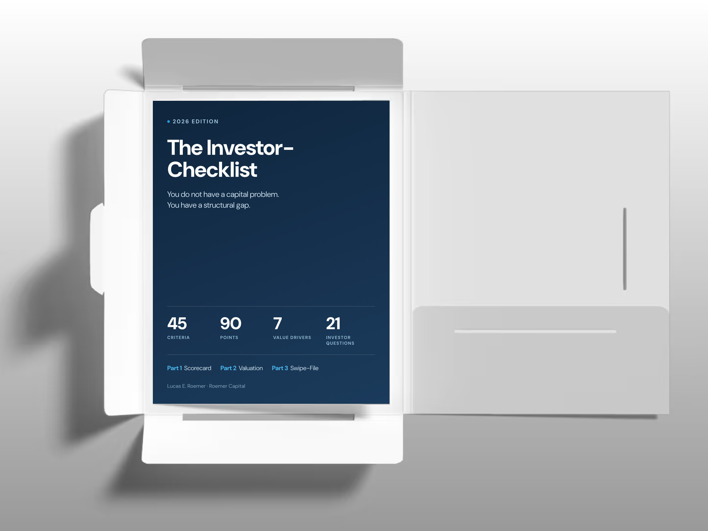 The Investor Checklist 2026 for growth companies