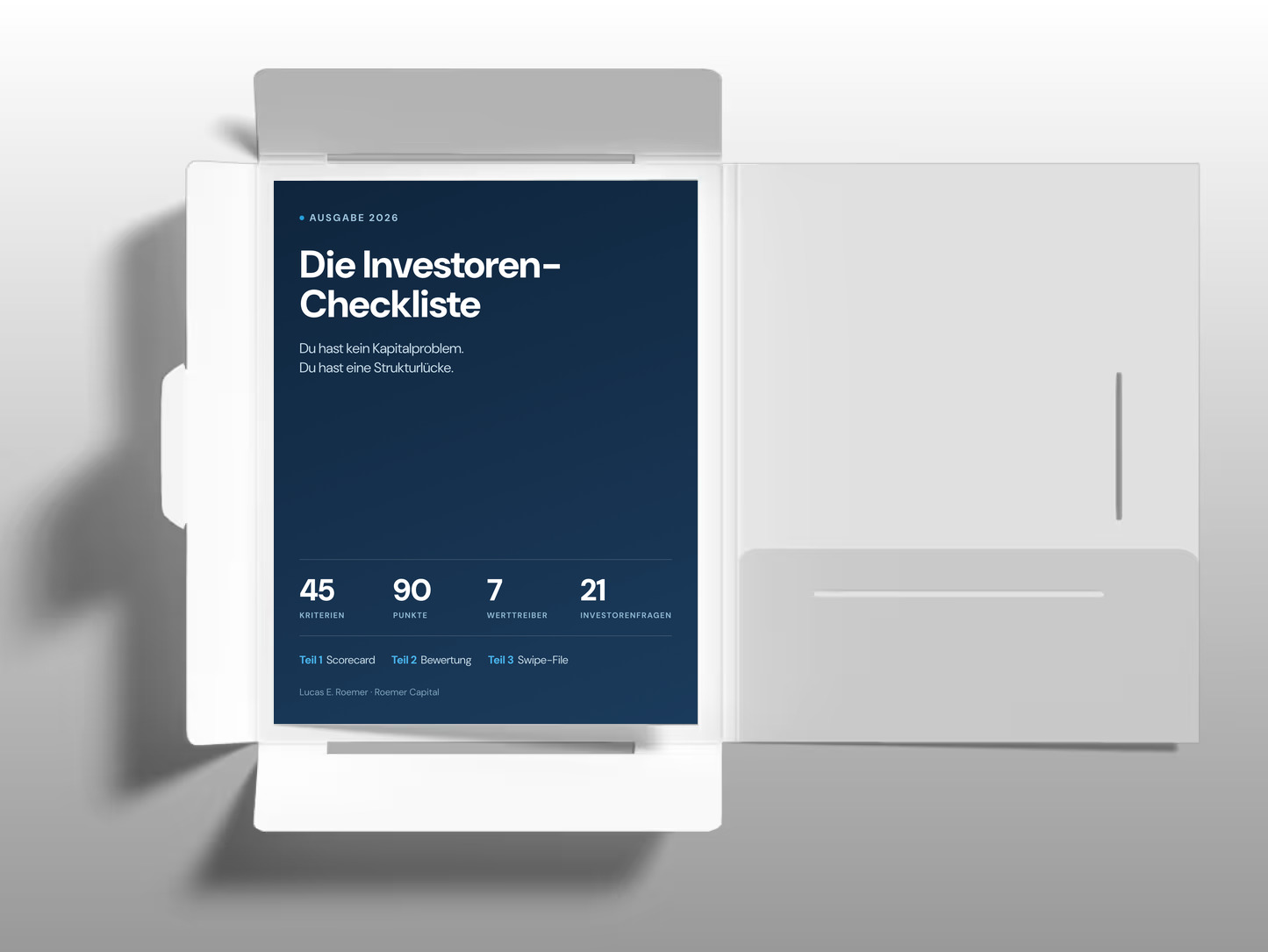 Die Investoren-Checkliste 2026 für Wachstumsunternehmen