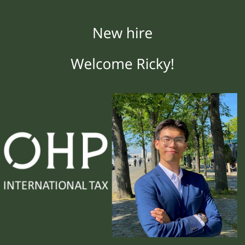 OHP BV New Hire!