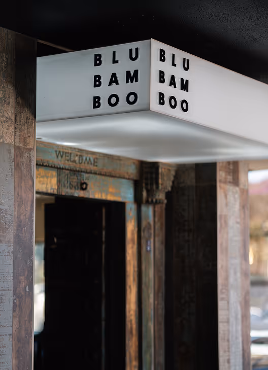 Blu Bam Boo restaurant entrance