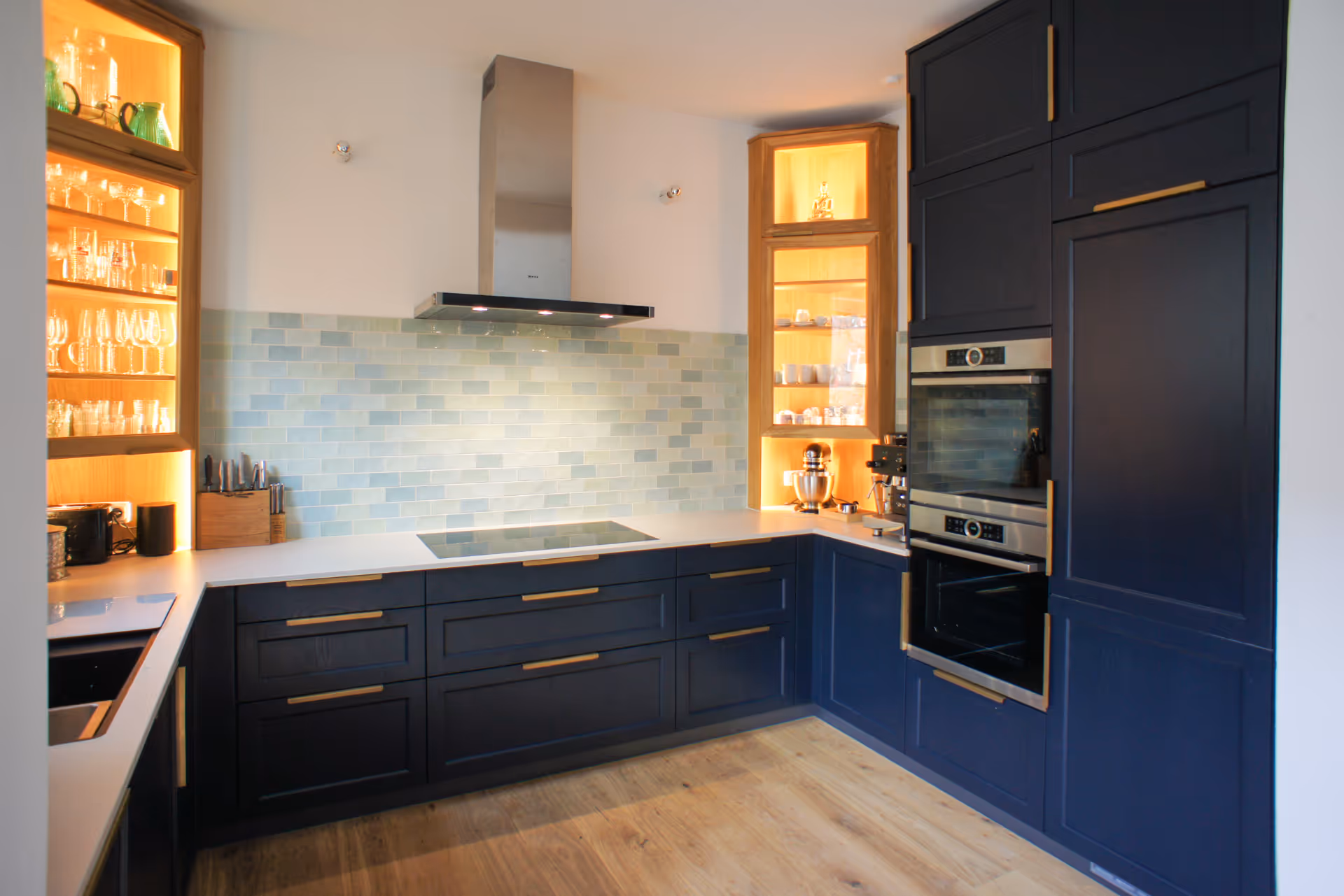 Maßgefertigte Einbauküche von Möbelobjekte