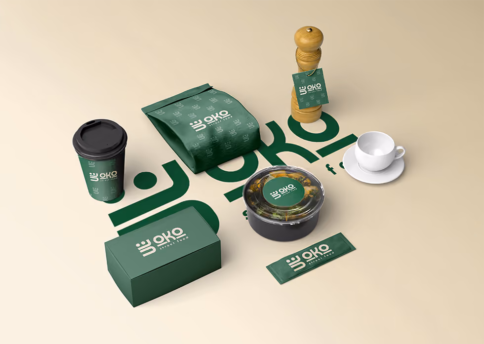 Packaging de tous les produits OKO.