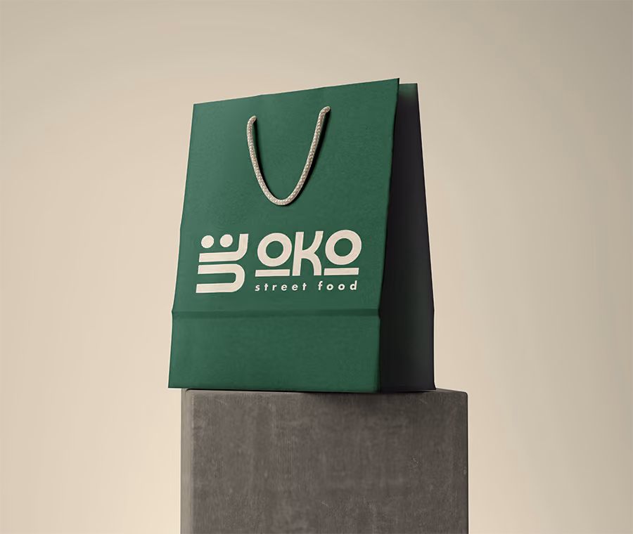 Visuel packshot d'un sac de commande Oko.