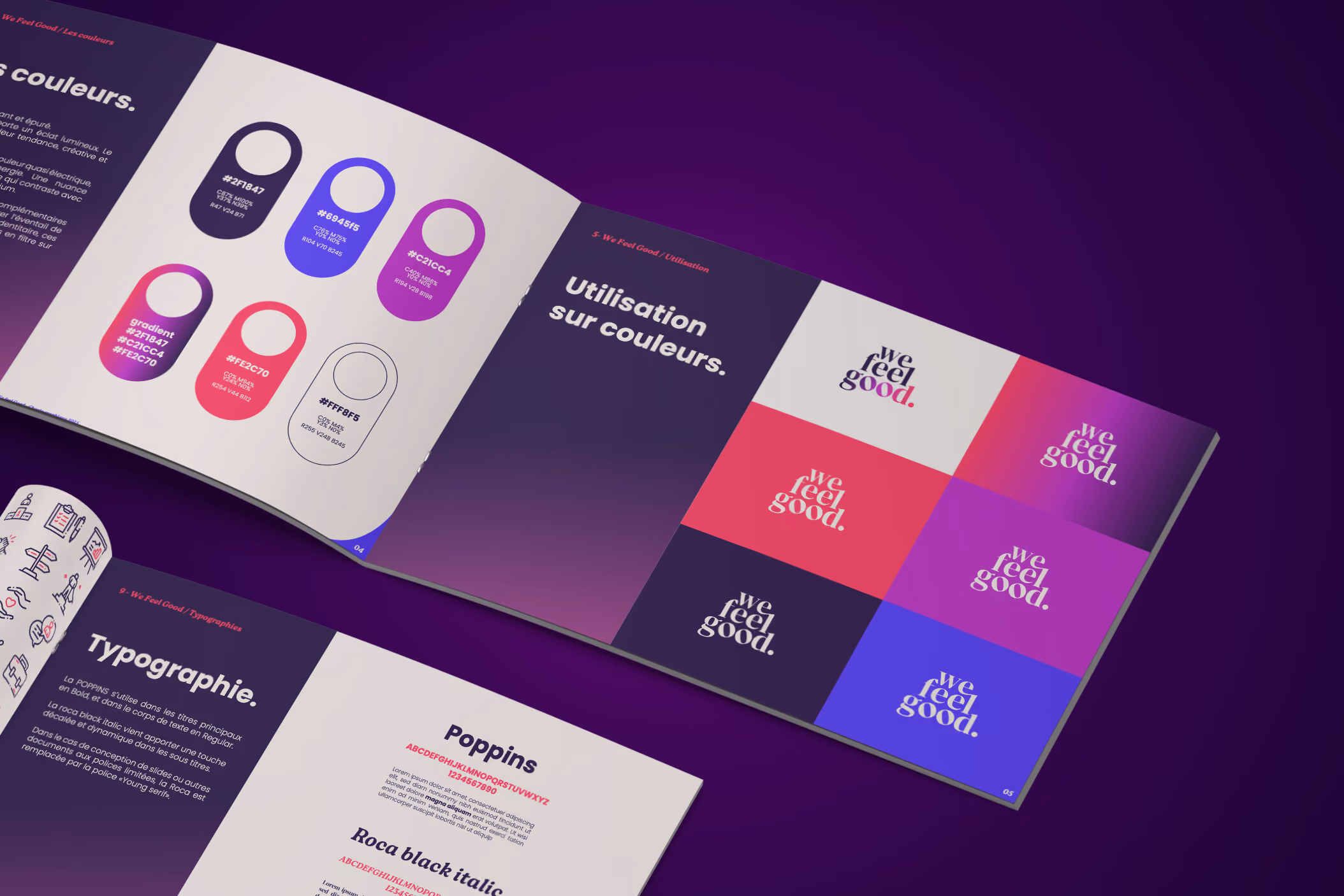 Charte graphique de We Feel Good.