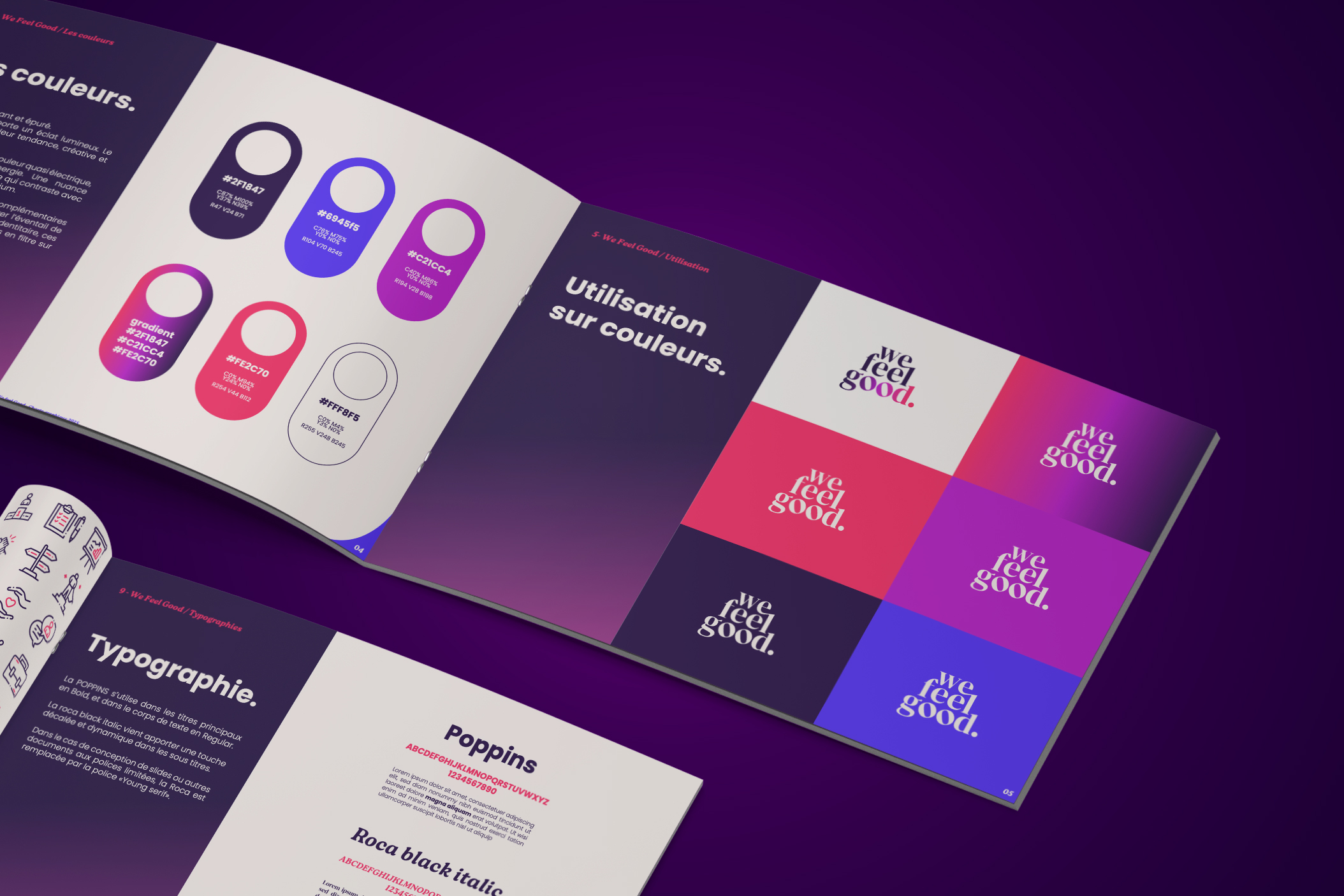 Charte graphique de We Feel Good.