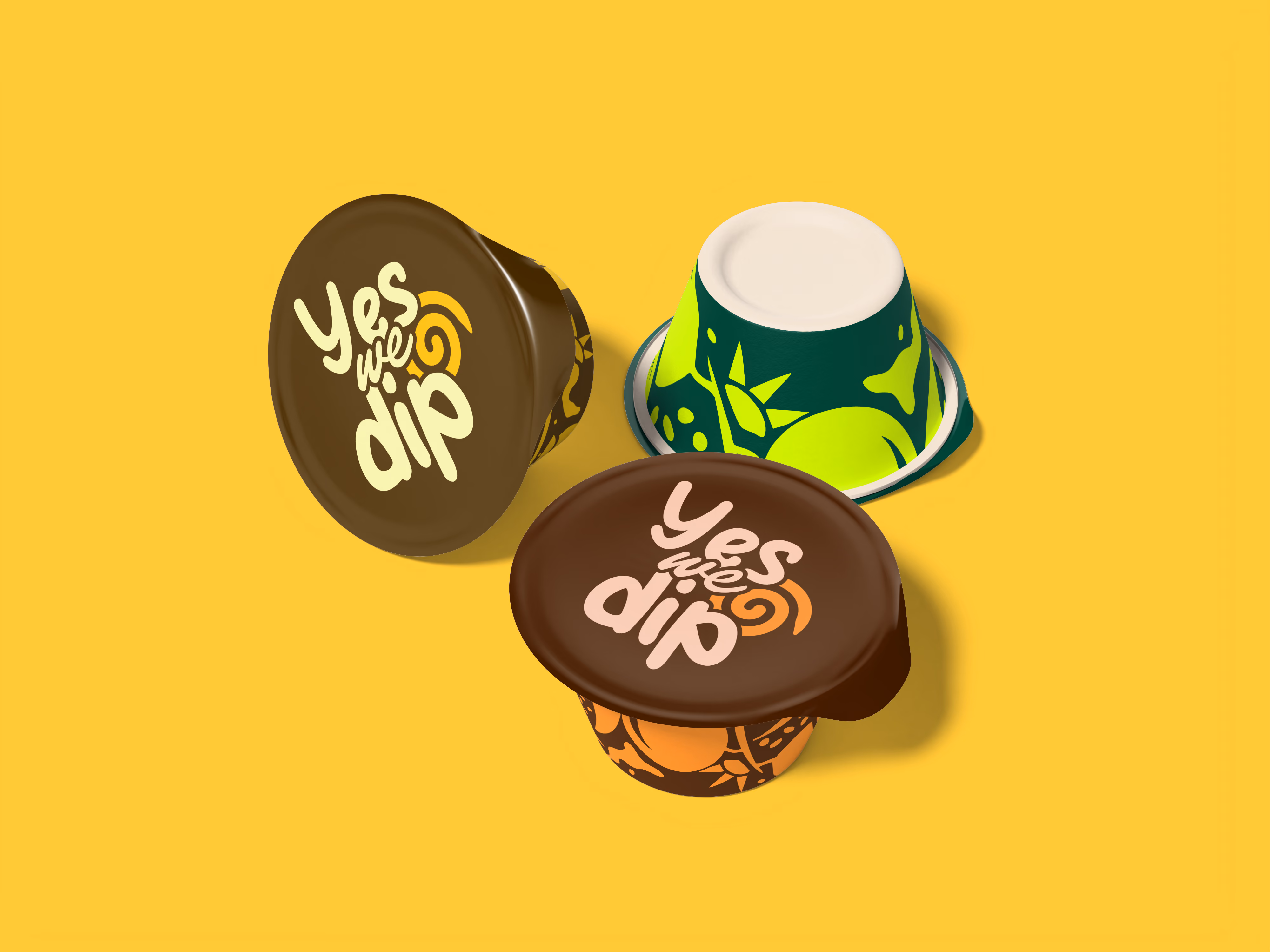 Visuel des mini pots de sauces Yes We Dip.