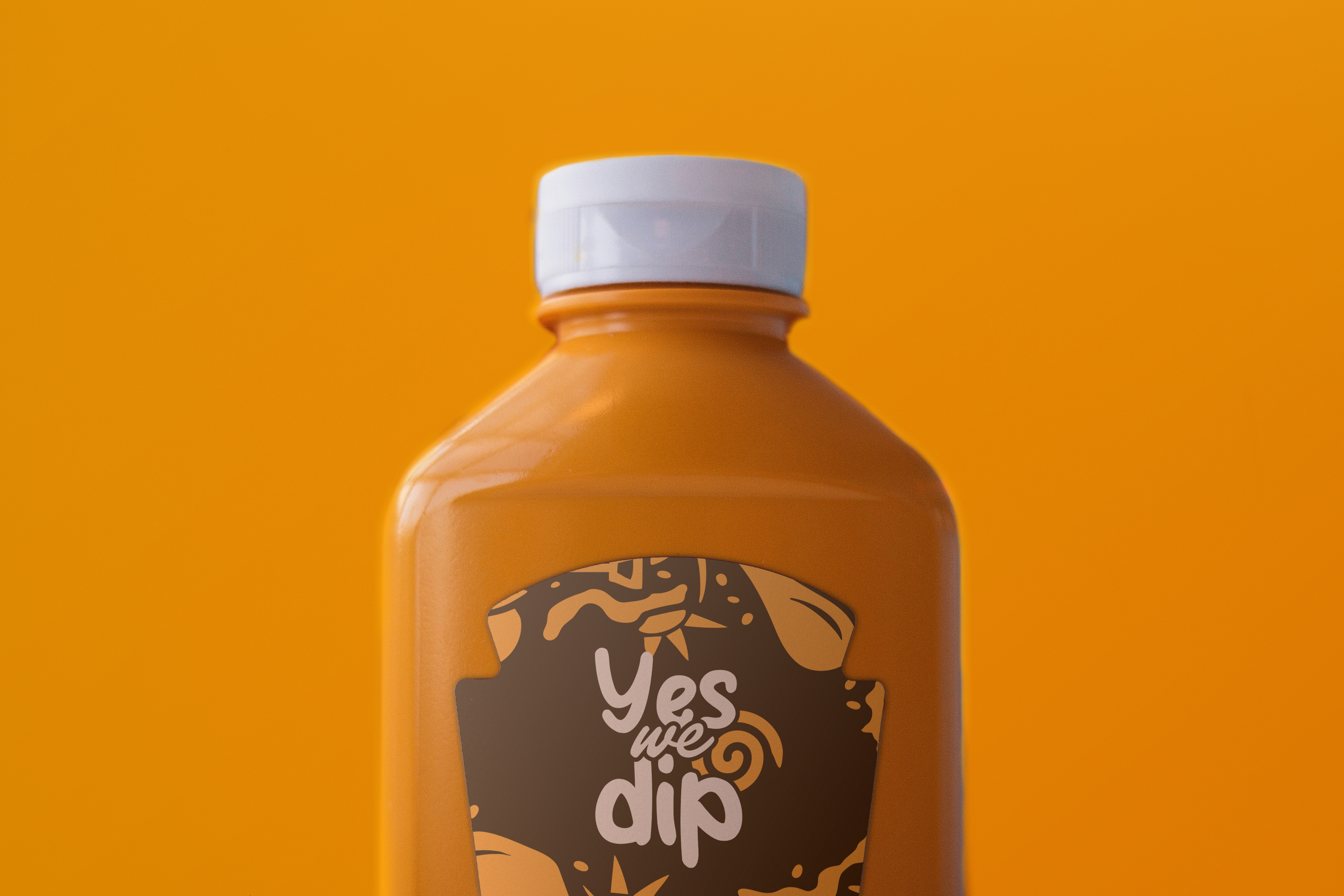 Visuel du packaging grand public des sauces Yes We Dip.