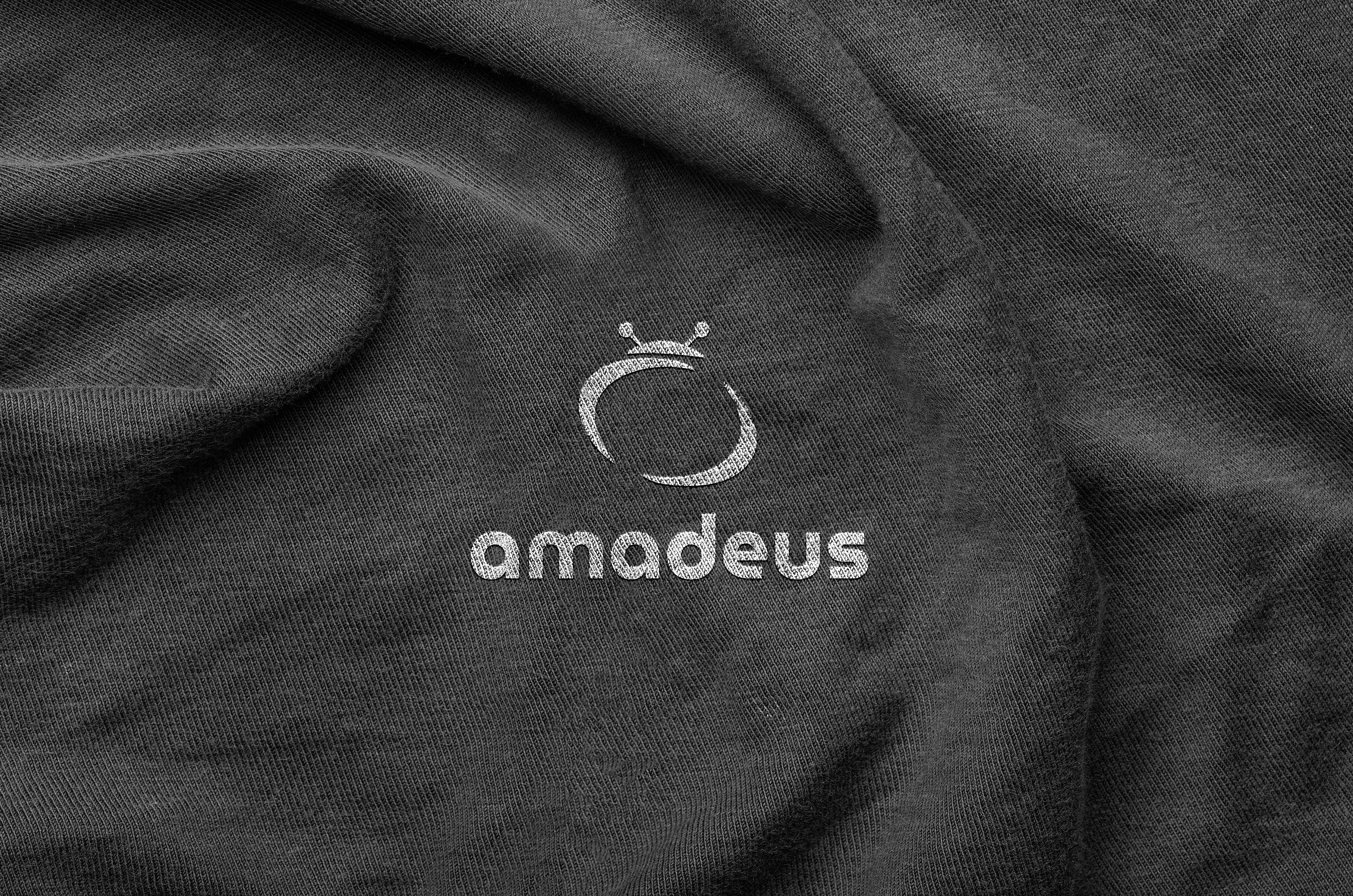 Visuel d'un T-Shirt Amadeus floqué avec le logo sur le torse.