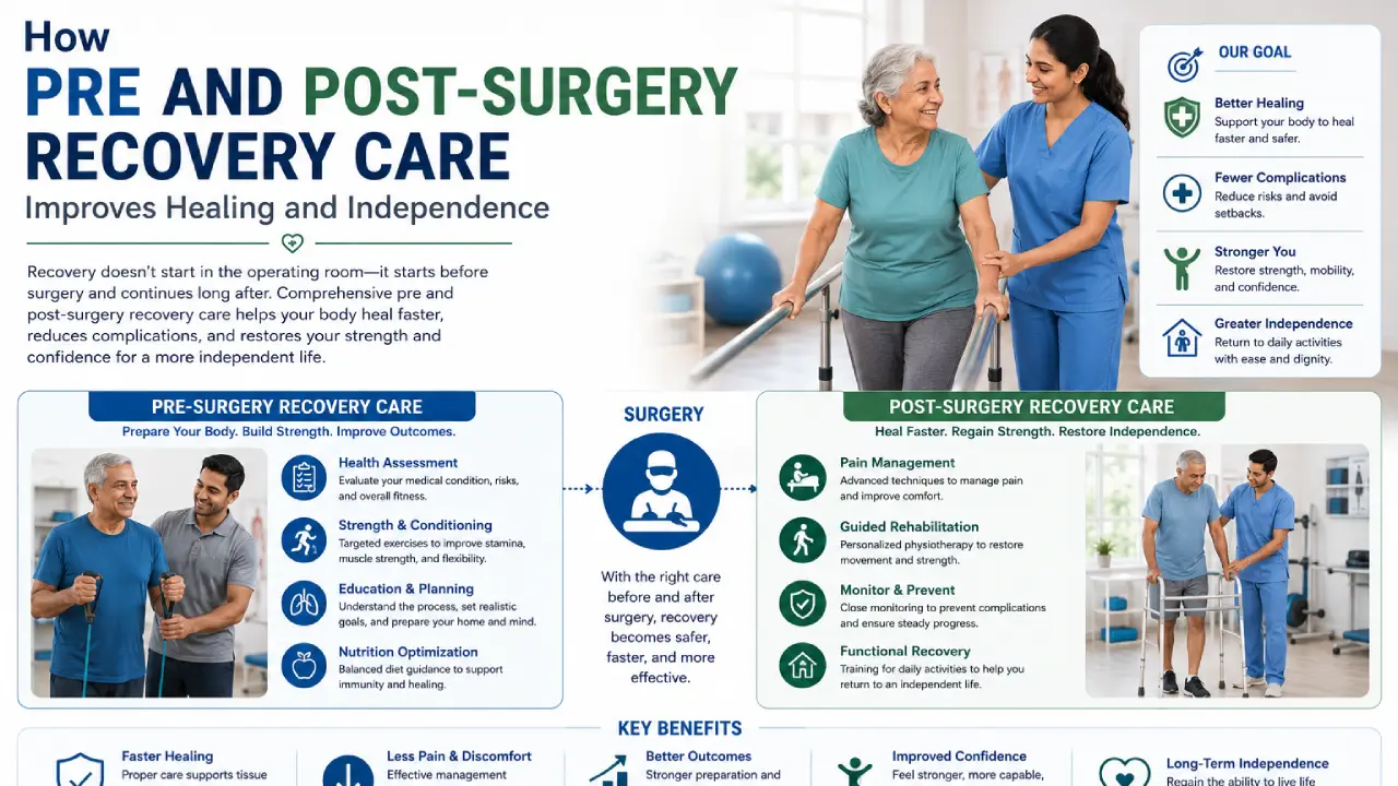 How Pre and Post-Surgery Recovery Care Improves Healing and Independence