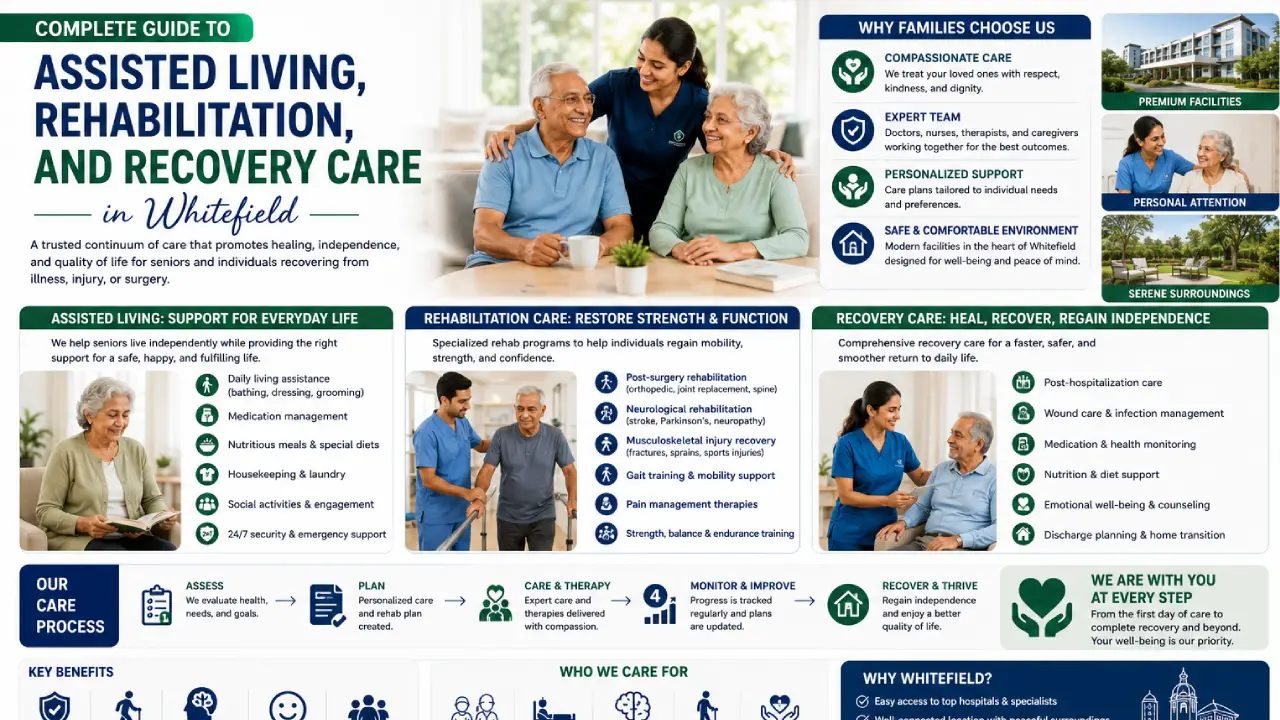 Complete Guide to Assisted Living, Rehabilitation, and Recovery Care in Whitefield