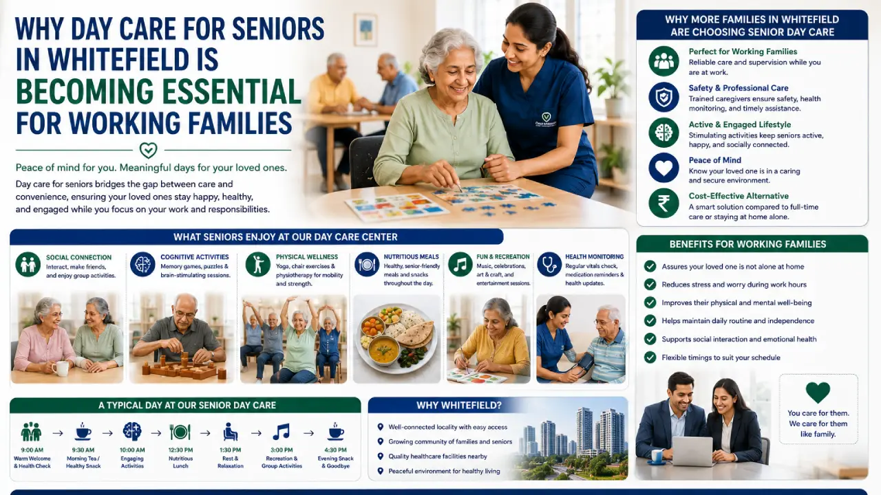 Why Day Care for Seniors in Whitefield Is Becoming Essential for Working Families