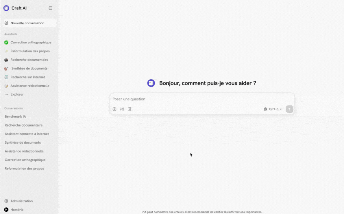 Image de l'Assistant IA - CraftGPT