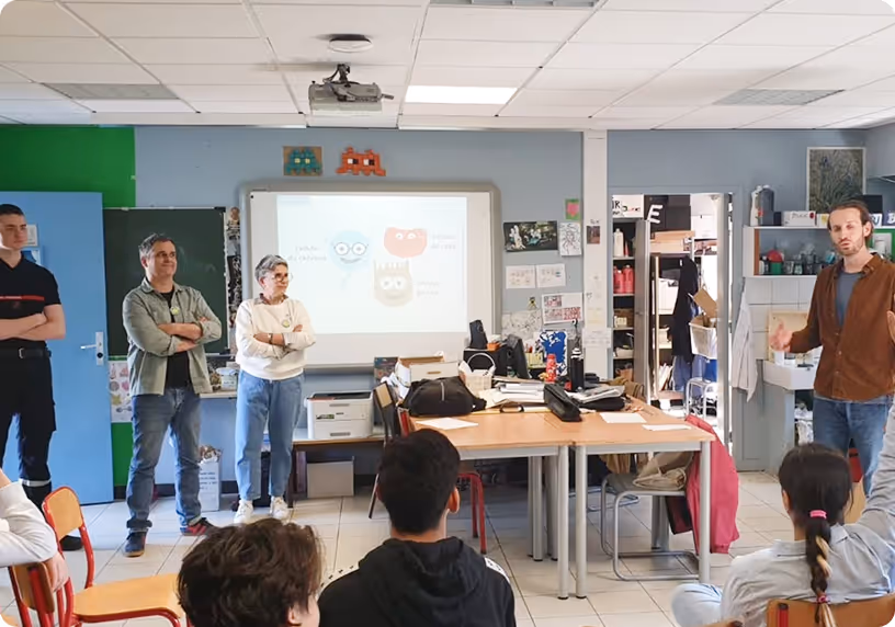 Une classe qui écoute des chercheurs