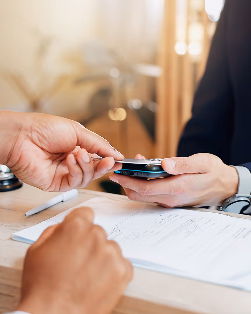 Making a payment to an accommodation provider