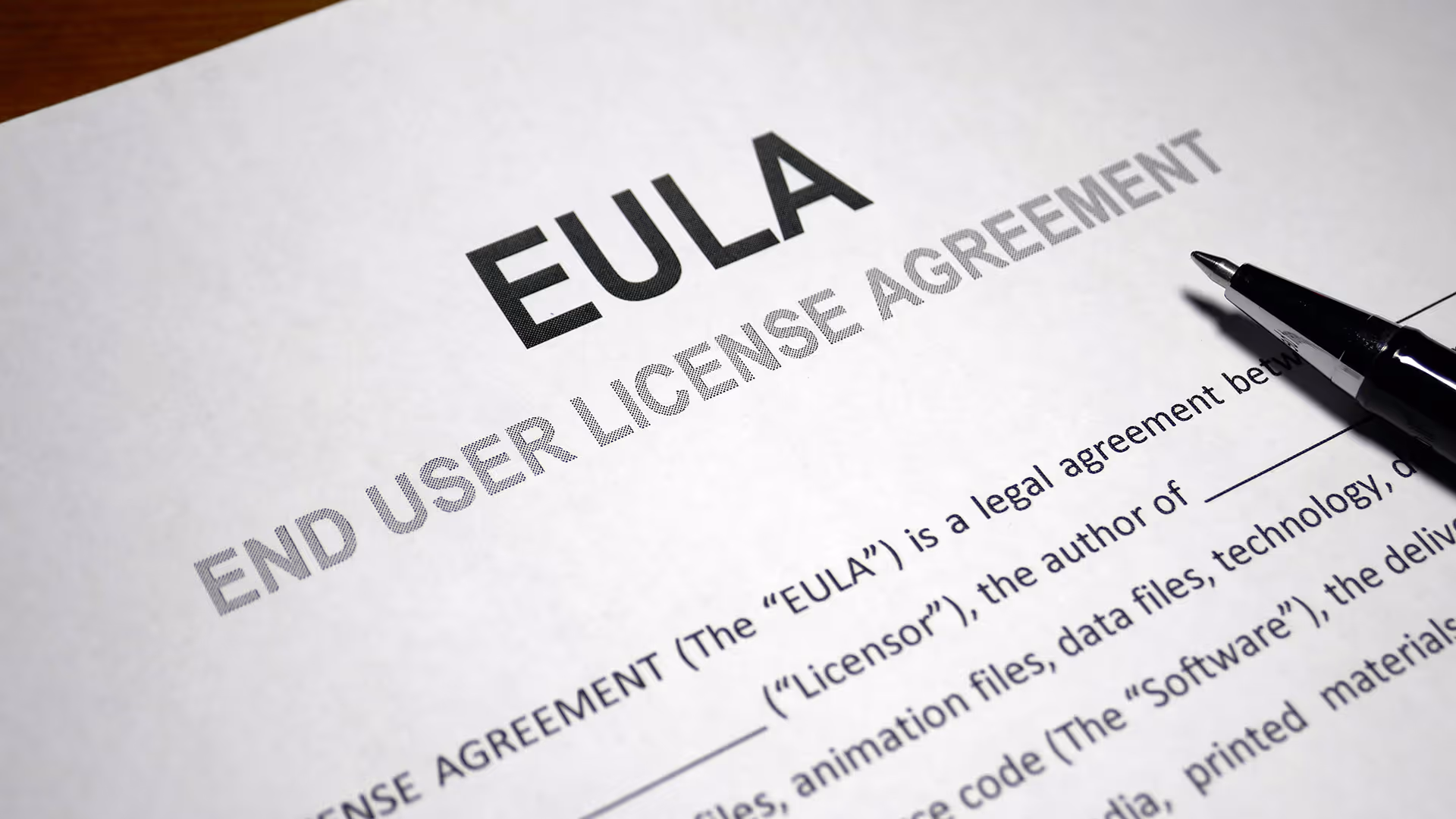 End User License Agreement