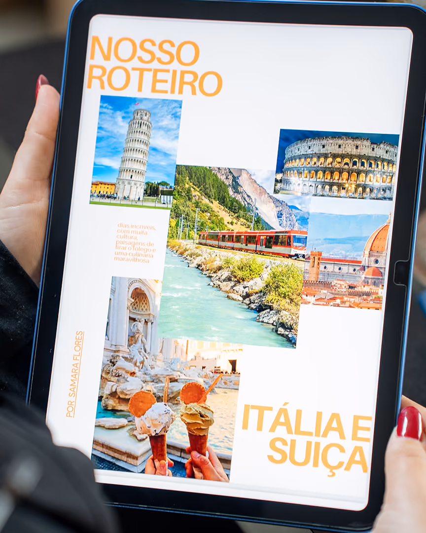 Woman exploring Italian holiday options on a tablet