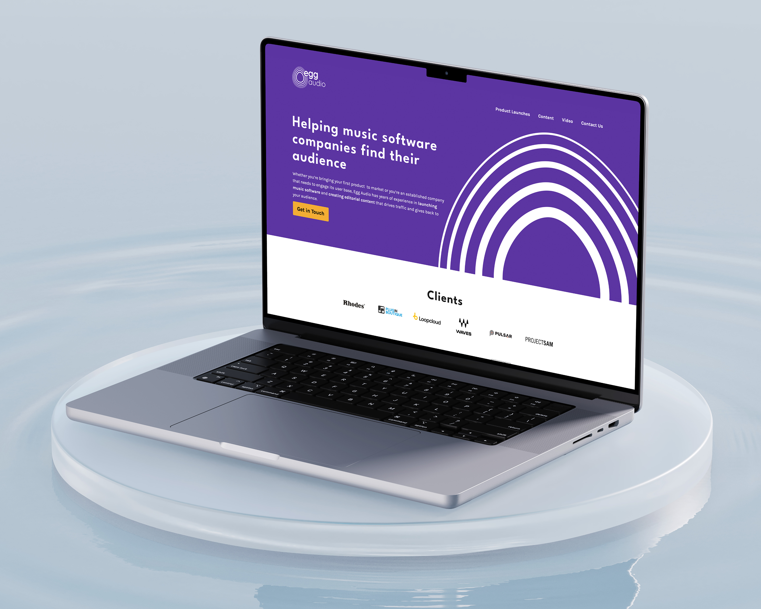 Egg Audio Website & Branding