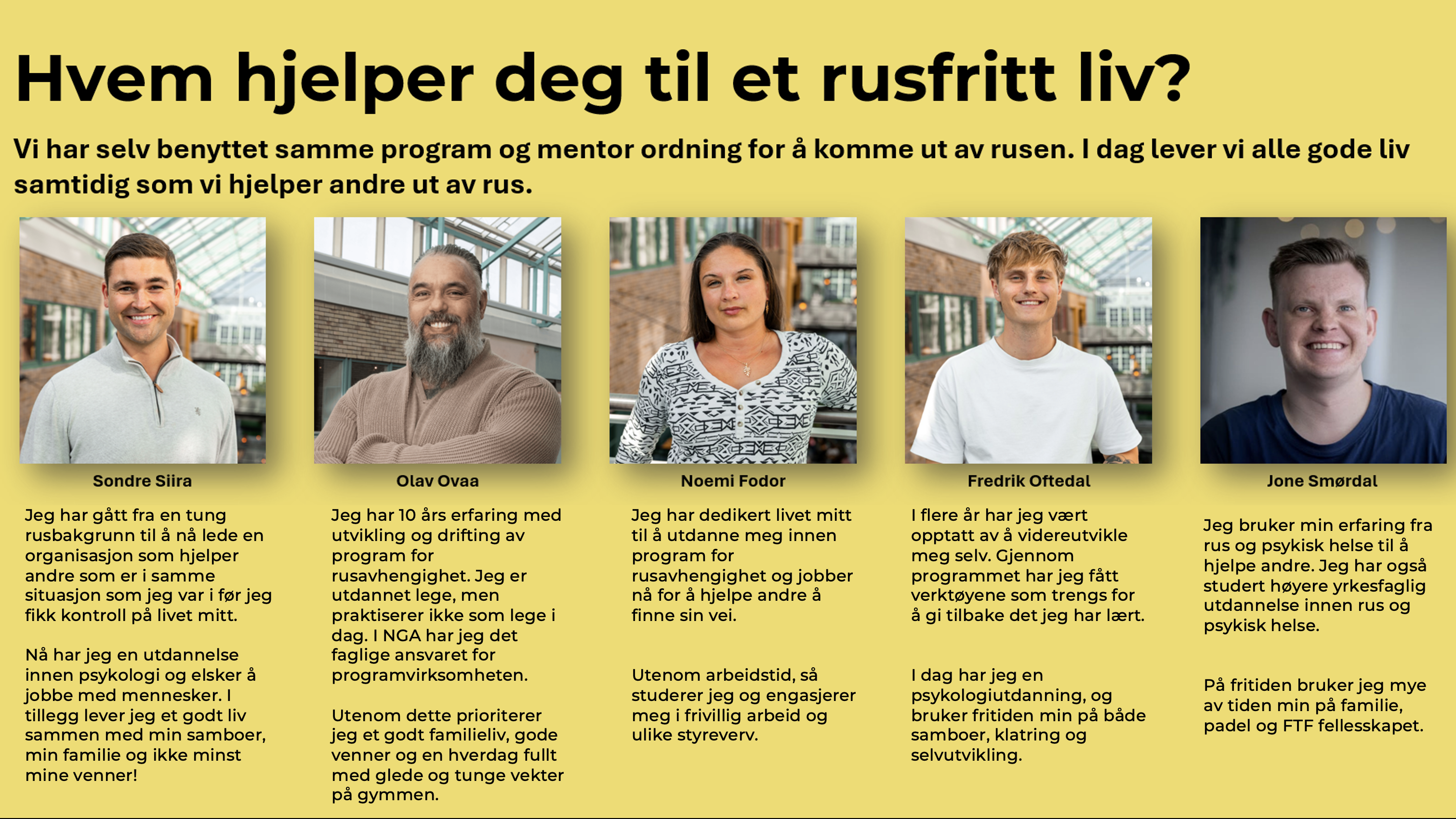 Personlig info om ansatte