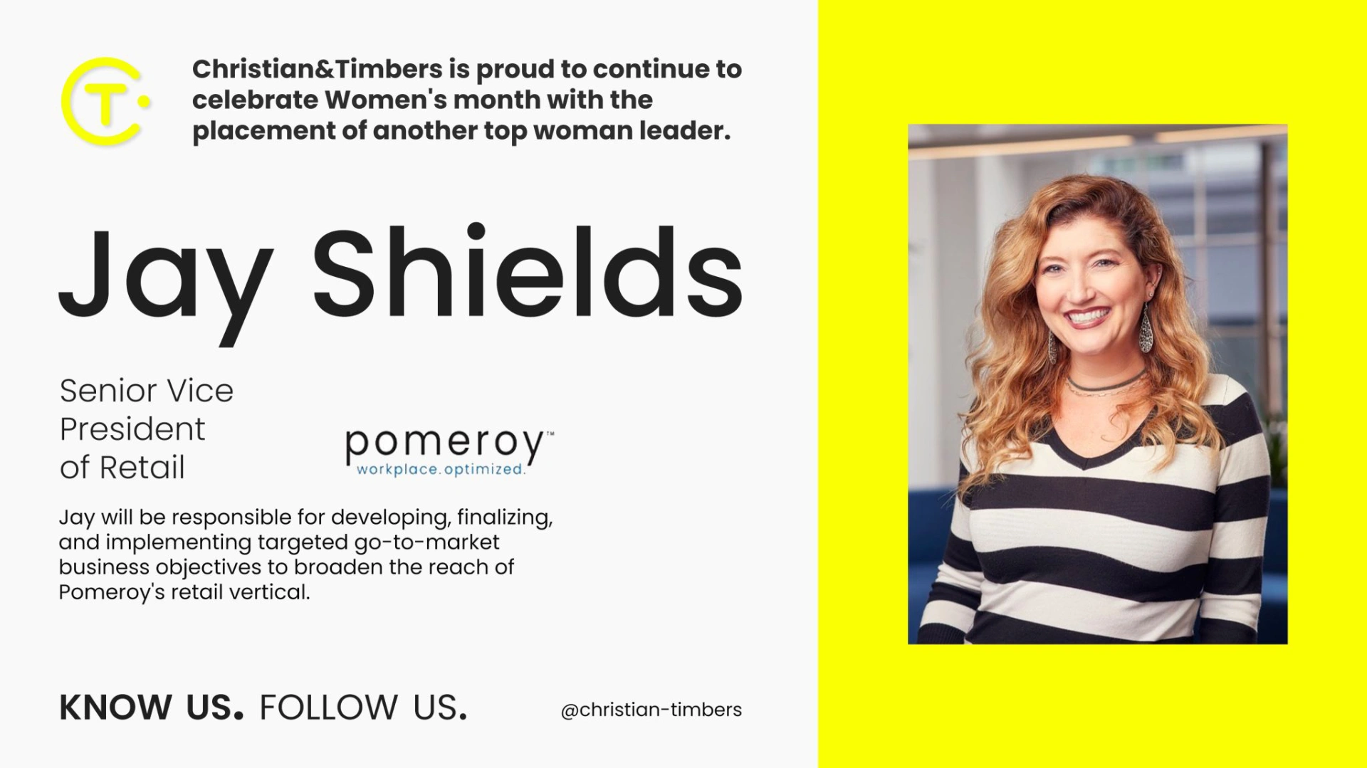 Exciting Update! Jay Shields Joins Pomeroy Technologies as SVP Retail