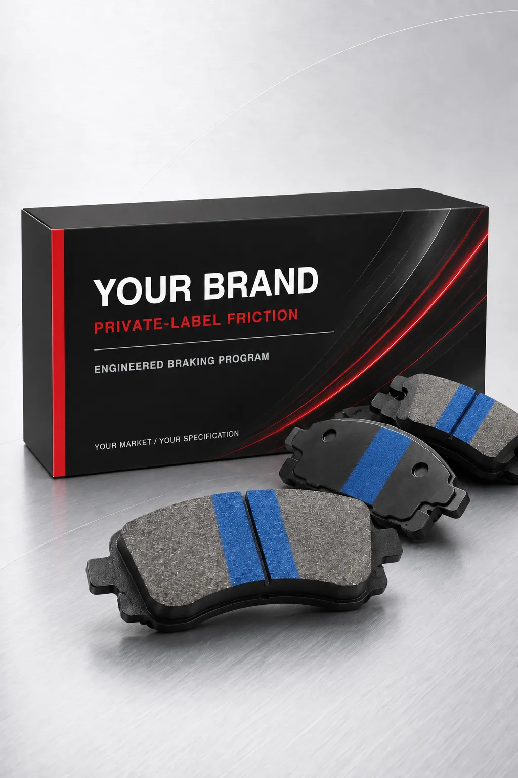 Friction with branded box