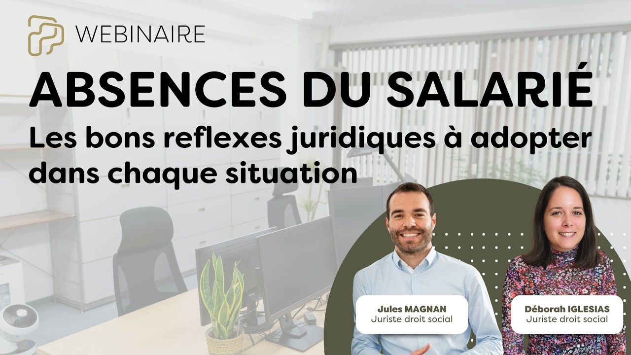 Webinaire Absences du salarié