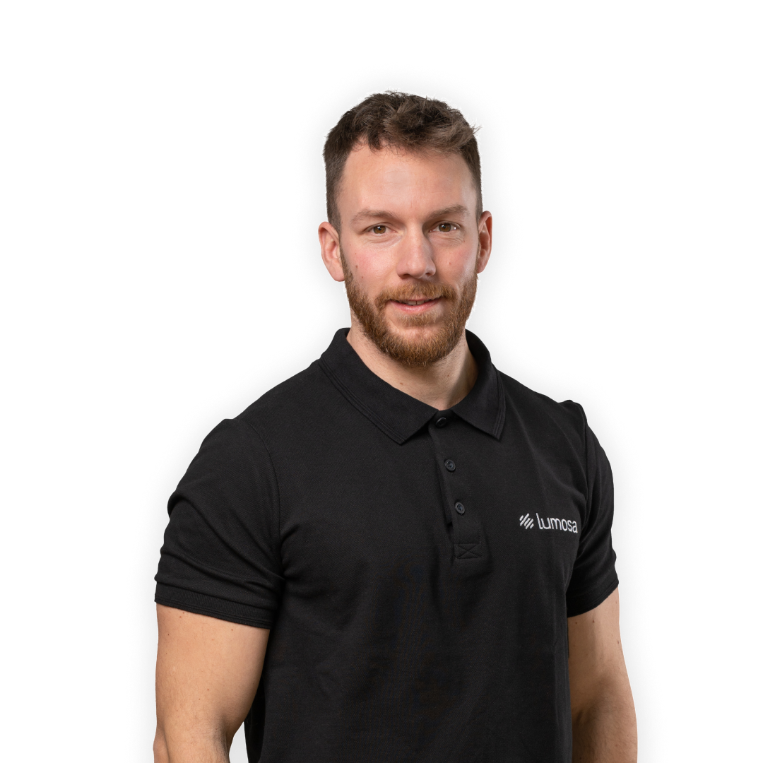 Portrait von Sascha Müller, Gebietsleiter Mitte bei Lumosa