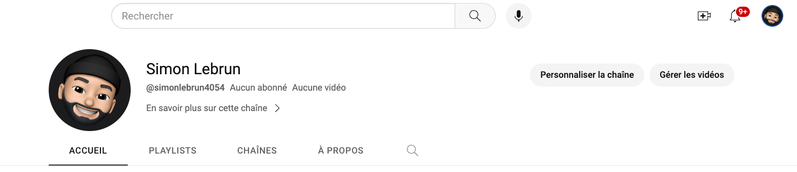 personnaliser chaîne YouTube