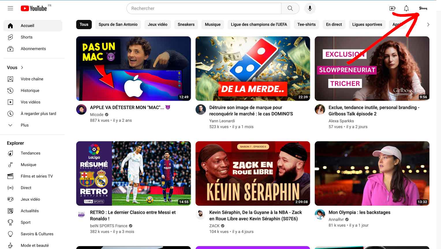 accéder à YouTube Analytics