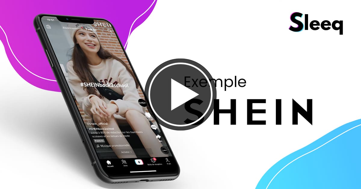 Spark Ads TikTok de la marque Shein