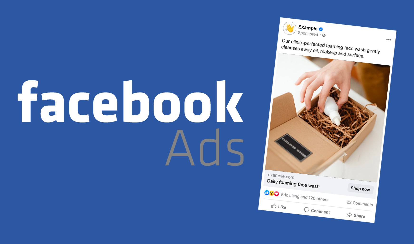 Facebook ads publicité