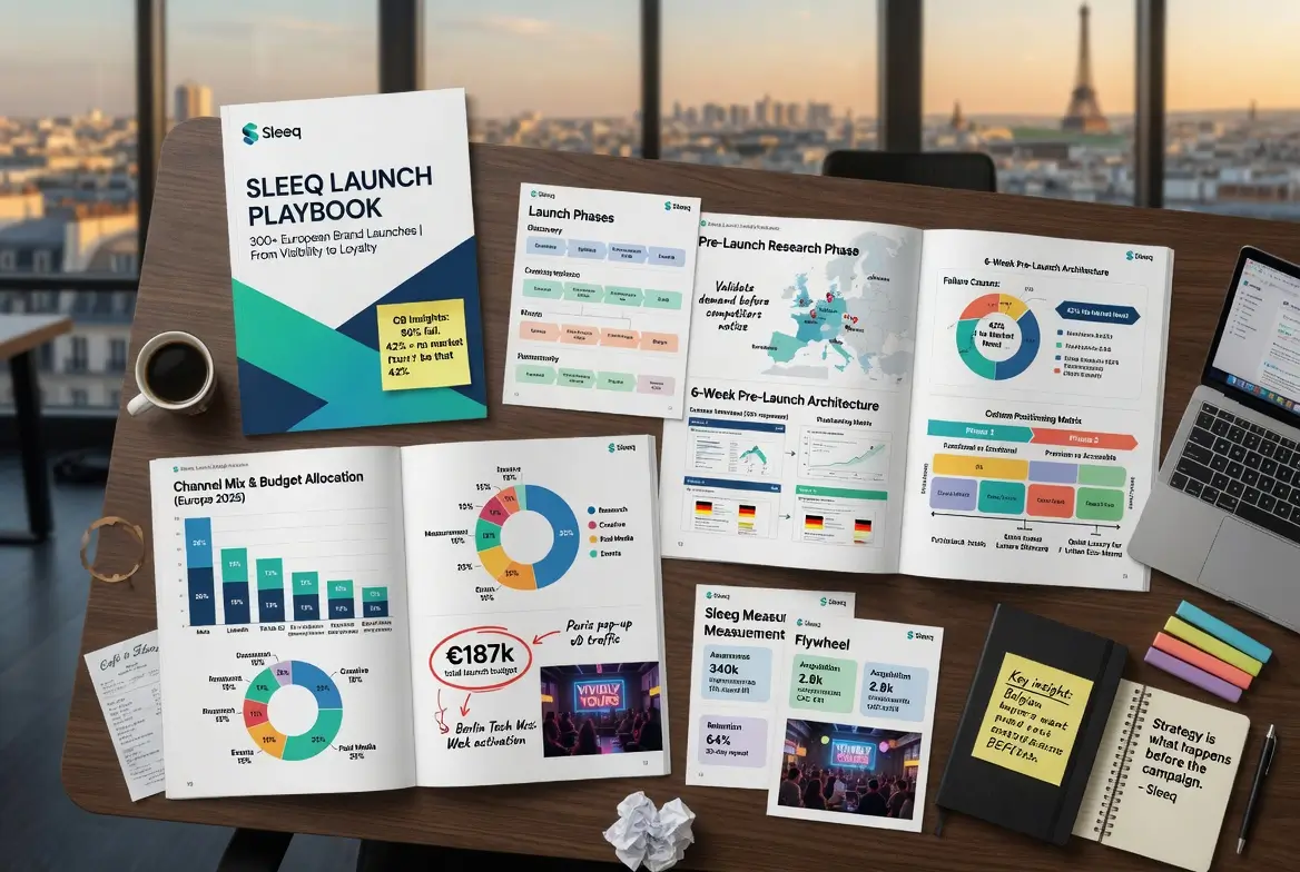 brand launch strategy by sleeq