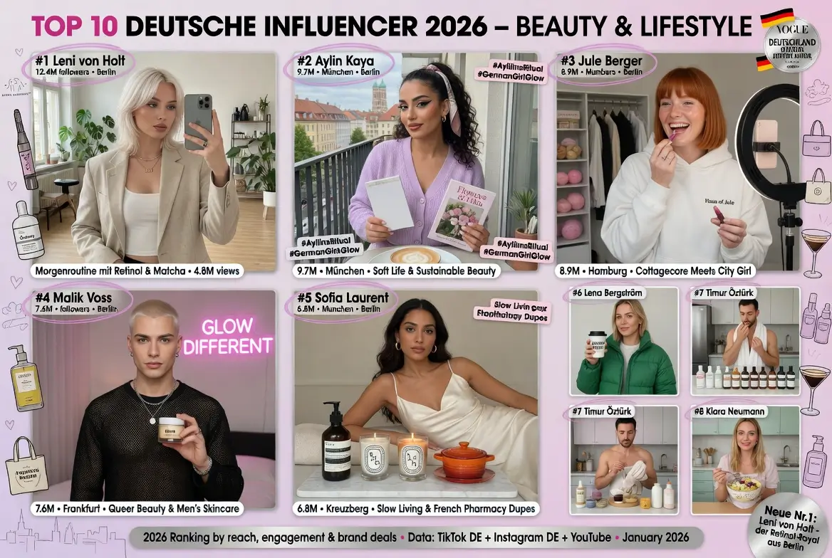 german influencers beauty and lifestyle