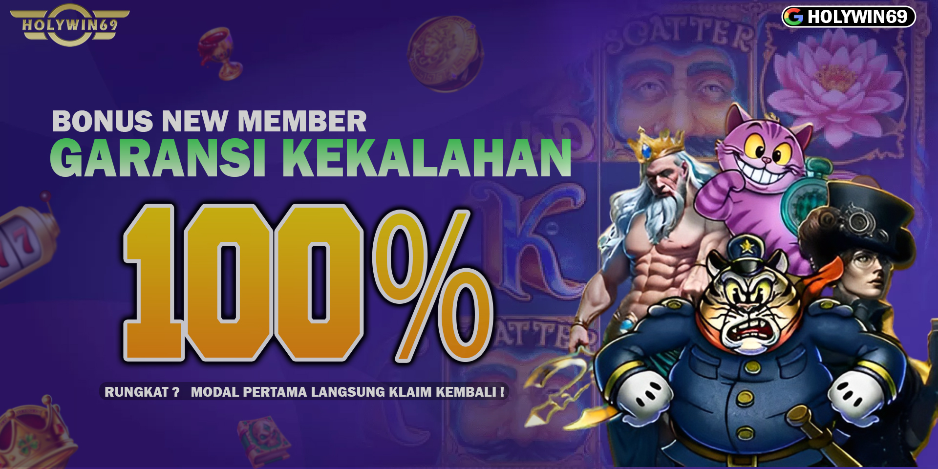 HOLYWIN69 - bonus garansi kekalahan 100% new member
