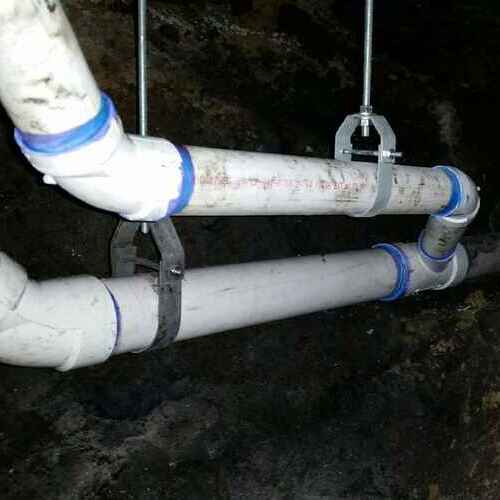 plumbing pipes located underground