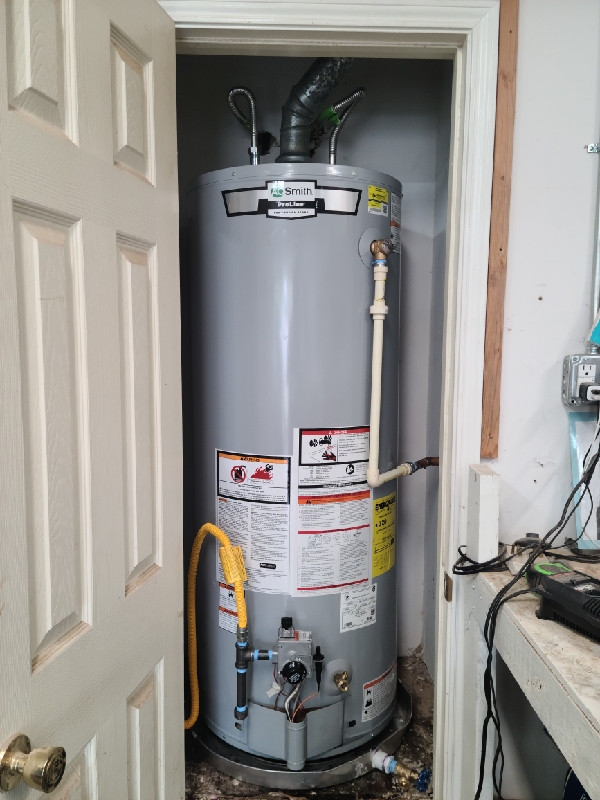 repaired water heater