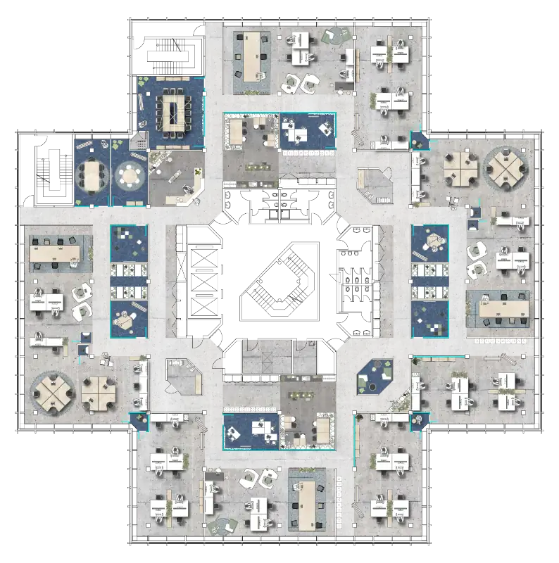 Grundriss Regelgeschoss